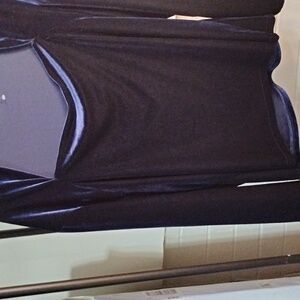 Blue Velour Too &Skirt Set